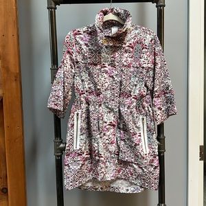 Floral raincoat - Women’s Size Two